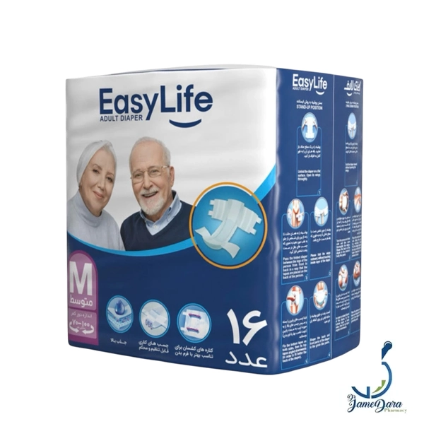 پوشک ایزی لایف چسبی