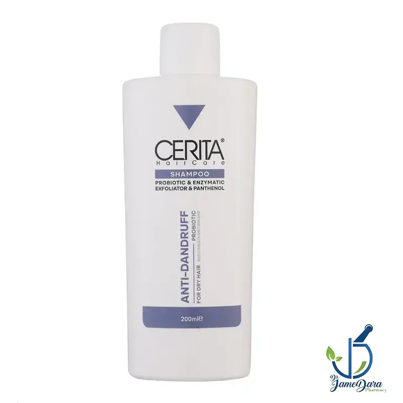 شامپو ضد شوره سریتا مدل Probiotic مناسب موهای خشک 200 میلی‌لیتر